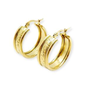 Stainless Steel Hoop Earring Tll