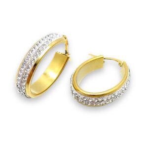 Stainless Steel Hoop Earring st wt