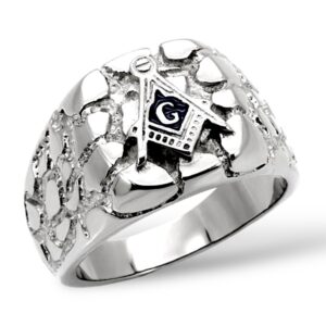 Stainless Steel Ring Masonic DK