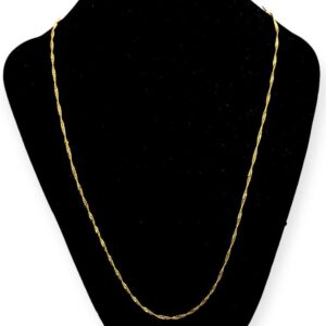 LAMINATED GOLD CHAIN SING DESIGN