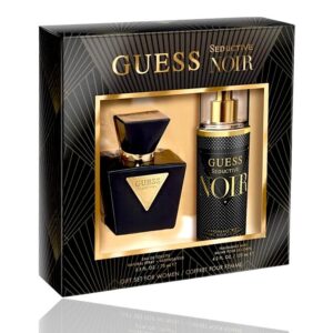 SET GUESS SEDUCTIVE NOIR WOMEN 2.5 OZ EDT SP/ 4.2 OZ